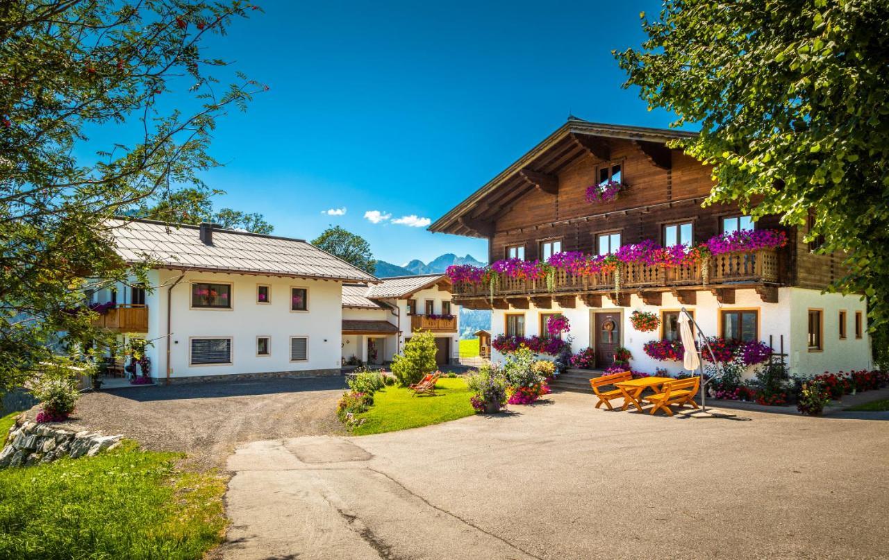 Lindbichlhof Urlaub Am Bio Bauernhof Apartment Sankt Johann im Pongau Exterior foto